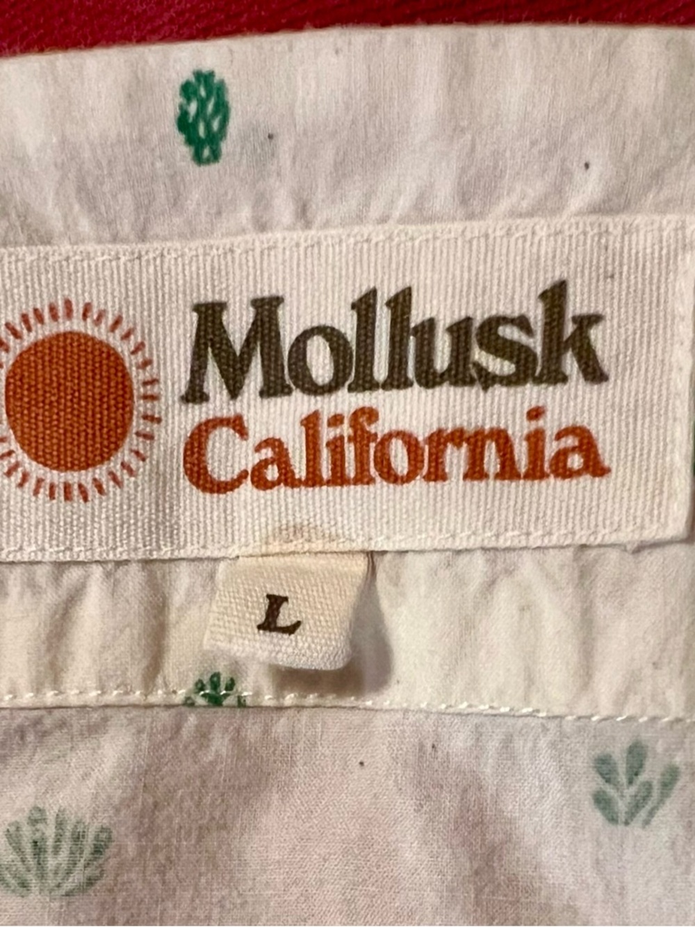 Mollusk California 100% Cotton Succulent Blouse - Picture 6 of 7